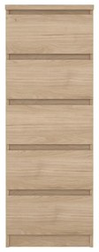 Komoda w dekorze dębu w naturalnym kolorze 40x111x50 cm Naia – Tvilum