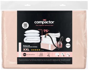 Plastikowy pojemnik próżniowy do przechowywania ubrań 65x45x27 cm Pink Edition – Compactor
