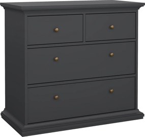 Komoda Paris 2+2 kolor szary