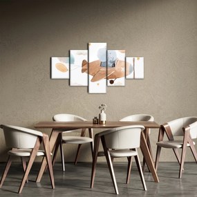 Obraz - Akwarela słoń w samolocie (125x70 cm)
