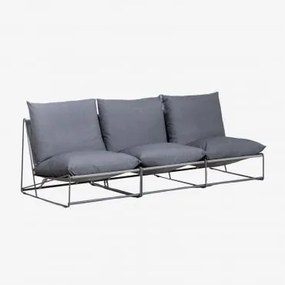 Sofa Ogrodowa Amaro 3-osobowa Grey - Sklum