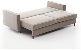 Jasnobrązowa rozkładana sofa 210 cm Eva – Balcab Home