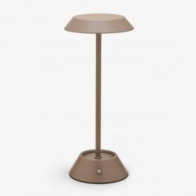 Bezprzewodowa Lampa Stołowa Led Do Użytku Zewnętrznego Z Żelaza Oravella Moka Brown - Sklum