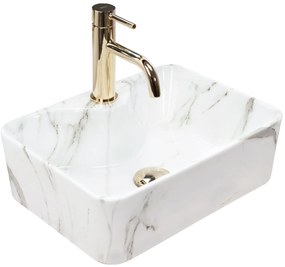 Umywalka Nablatowa REA Kelly Mini Aiax Shiny