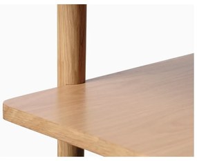 Stolik z blatem w dekorze dębu 60x120 cm Ponza – Unique Furniture