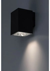 Rabalux 77156 zewnętrzna lampa ścienna LED Urfa, 9W, IP65, czarna, 11,5 cm
