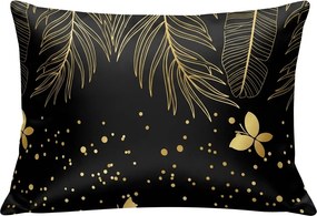 Poszewka na poduszkę z mikrofibry VISATA 50x70 cm, czarna