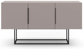 Szarobeżowa niska komoda 150x80 cm Titan – Marckeric