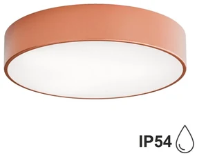 Plafon łazienkowy CLEO 3xE27/24W/230V średnica 40 cm miedź IP54