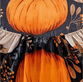 PrzytulneMieszkanie.pl Prześcieradło z mikrofibry MAGIC PUMPKIN kolorowe 180x200 cm