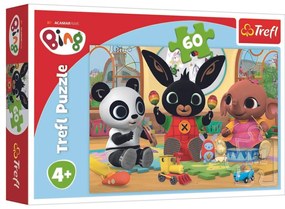 Trefl Puzzle Zajączek Bing, 60 elementów