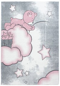 Różowo-szary dywan dziecięcy 120x170 cm Kids – Ayyildiz Carpets