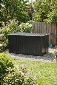 Antracytowa skrzynia do ogrodu F5-A65