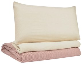 Różowo-beżowa bawełniana pościel dziecięca do łóżeczka z prześcieradłem 70x120 cm Giorgii – Kave Home