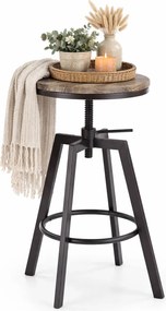 Okrągły industrialny hoker barowy coffee F1-R73