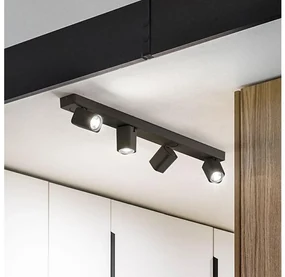 Ideal Lux - LED Oświetlenie punktowe RUDY 4xGU10/7W/230V czarne