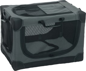 PawHut Składana torba transportowa dla psa z poduszką, zdejmowanym i nadającym się do prania pokrowcem, wykonana z tkaniny Oxford, dla psów do 22 kg, zielony wojskowy | Aosom PL