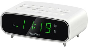 Radiobudzik Sencor SRC 2600 W, biały