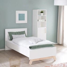 Białe łóżko dziecięce 90x200 cm Clara – Roba