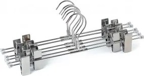 Zestaw 6 Metalicznych Wieszaków Gärde Z Klipsem Acero - Sklum