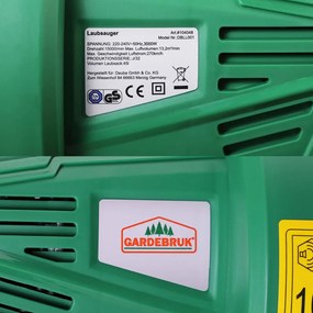 Gardebruk Elektryczny odkurzacz do liści wolf, 3 w 1