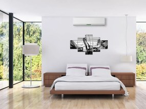 Obraz - Model samochodu 3D (125x70 cm)