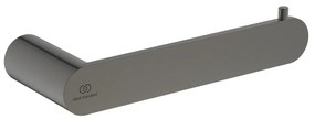 Antracytowy ścienny metalowy uchwyt na papier toaletowy Conca – Ideal Standard