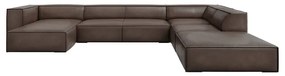 Brązowy skórzany narożnik (prawostronny) Madame – Windsor &amp; Co Sofas