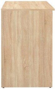 Biurko z blatem w dekorze dębu 50x115 cm Oxford – TemaHome