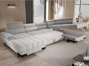 Narożnik SELVA XL Prawostronny z funkcją spania i pojemnikiem AUSTIN 17 WERSAL