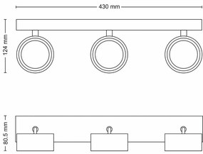 Philips 8720169174788 punktowe oświetlenie LED Bracia, biały, 3x 5,5 W 3x550 lm 2700 K IP20
