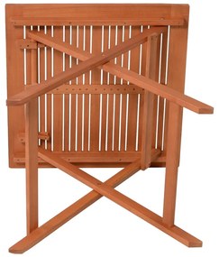 Stół ogrodowy z litego drewna eukaliptusowego 70,5x70,5 cm Pasaneda – Garden Pleasure