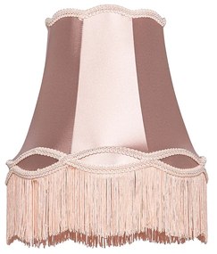 Abażur z tkaniny różowy 30 cm - Granny Retro