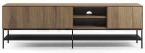 Szafka pod TV w dekorze dębu w naturalnym kolorze 180x55x35 cm Amira – Marckeric