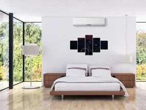 Obraz roweru w Amsterdamie (125x70 cm)