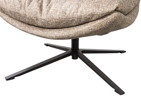 Obrotowy fotel w naturalnym kolorze Arve – WOOOD