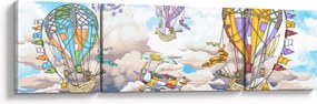 Obraz - Wyprawa w chmurach (170x50 cm)