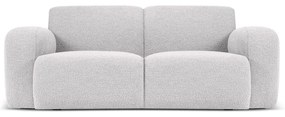 Jasnoszara sofa z materiału bouclé 170 cm Molino – Micadoni Home