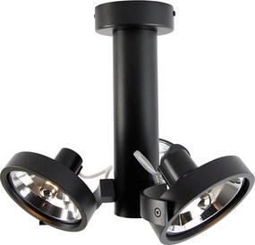Nowoczesny reflektor czarny regulowany 3-punktowy - Goes