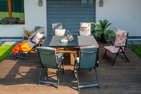 Doppler FIRENZE - rozkładany stół aluminiowy 180/240 x 90 x 75 cm - Towar z drobną wadą (N580)