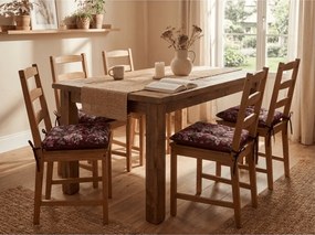 Podkładka na krzesło MAZAKO 38x38 cm, różowa