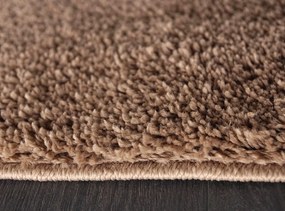 Dywan shaggy Best jednokolorowy cappucino 140 cm x 200 cm