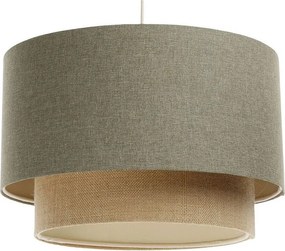 Lampa wisząca ERUTAN DOUBLE 40 zielona/beżowa