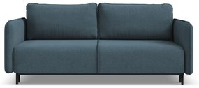 Niebieska rozkładana/ze schowkiem sofa 226 cm Luana – Makamii