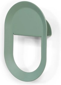 Szarozielony ścienny stalowy haczyk Coucou – Spinder Design