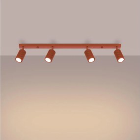 Brilagi - LED oprawa punktowa CRESTO 4xGU10/10W/230V czerwona