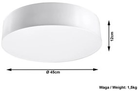 Biała lampa sufitowa Nice Lamps Atis Ceiling 45