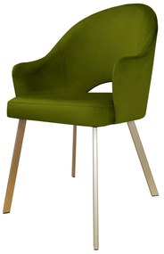 Krzesło obrotowe Velvet podstawa Profil złota BL75