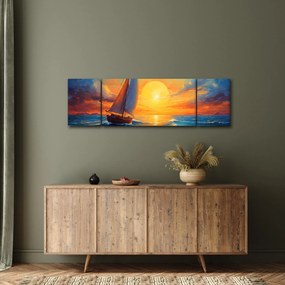 Obraz - Żaglówki (170x50 cm)