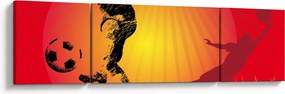 Obraz - Piłka nożna (170x50 cm)